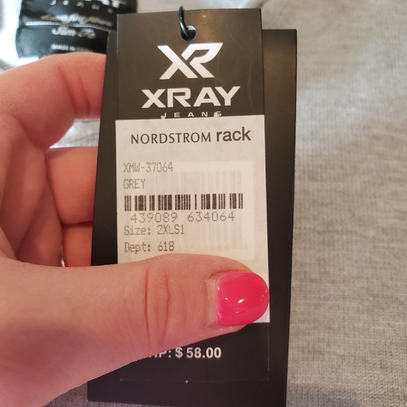 NWT X-Ray Jeans Men's Grey V-Neck Sweater Slim Fit Size XXL - Picture 2 of 16